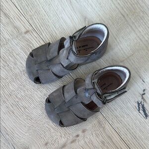 Marie Chantal baby Brown Leather Sandals 19